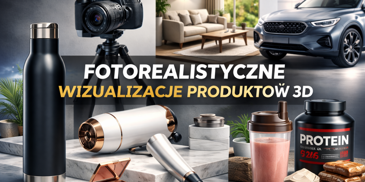 Dlaczego fotorealistyczne wizualizacje produktów 3D zwiększają konwersję w e-commerce i eksporcie?